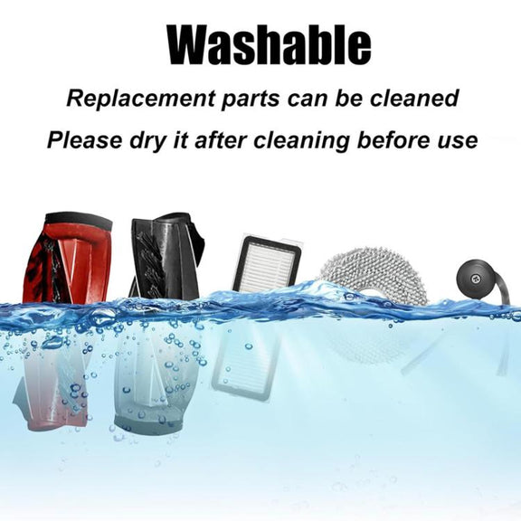 15 In 1 Kit For Roborock P20 Pro / Qrevo Curve Robot Vacuum Cleaner Replacement Parts