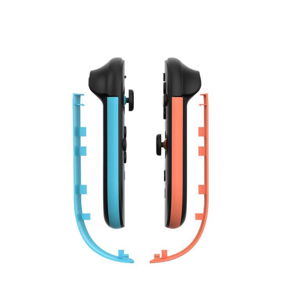 For Nintendo Switch 2 JoyCon Left and Right Handle Decorative Strips(Left Blue Right Red)