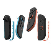 For Nintendo Switch 2 JoyCon Left and Right Handle Decorative Strips(Left Blue Right Red)
