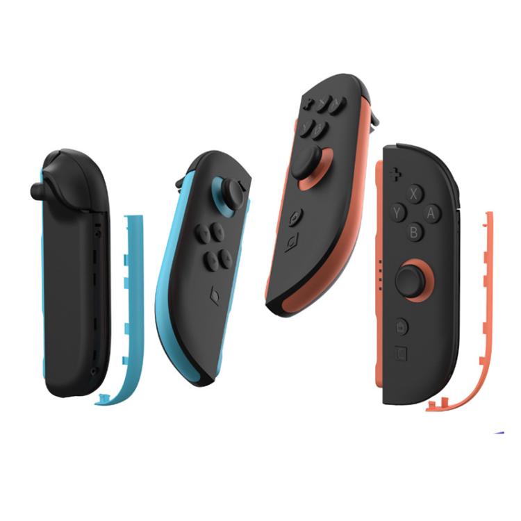 For Nintendo Switch 2 JoyCon Left and Right Handle Decorative Strips(Left Red Right Blue)
