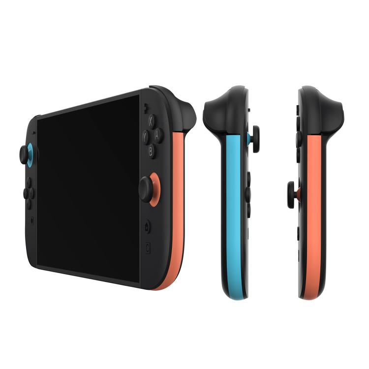 For Nintendo Switch 2 JoyCon Left and Right Handle Decorative Strips(Left Blue Right Red)