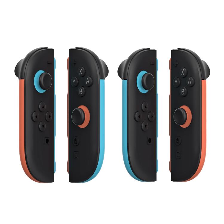 For Nintendo Switch 2 JoyCon Left and Right Handle Decorative Strips(Left Blue Right Red)