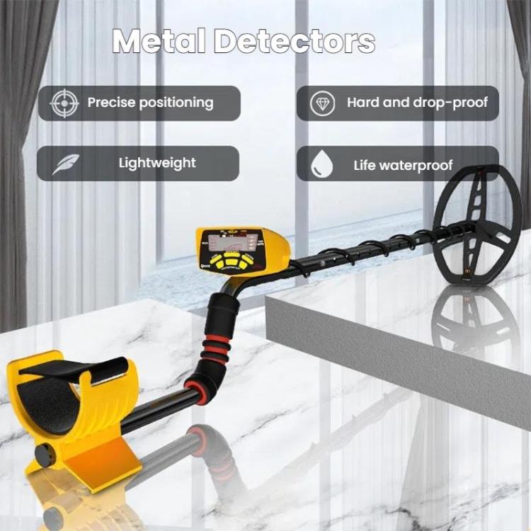 Goint MD6350 Handheld Underground Metal Detector Outdoor Archaeology Water-resistant Treasure Hunting Detector(Without Battery)