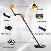 Goint MD6350 Handheld Underground Metal Detector Outdoor Archaeology Water-resistant Treasure Hunting Detector(Without Battery)