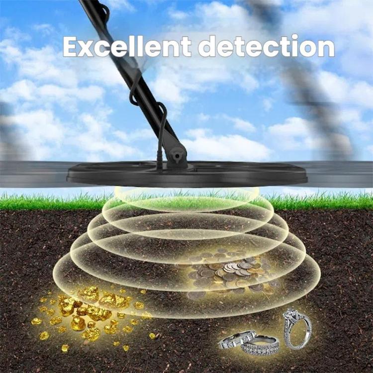 Goint MD6350 Handheld Underground Metal Detector Outdoor Archaeology Water-resistant Treasure Hunting Detector(Without Battery)