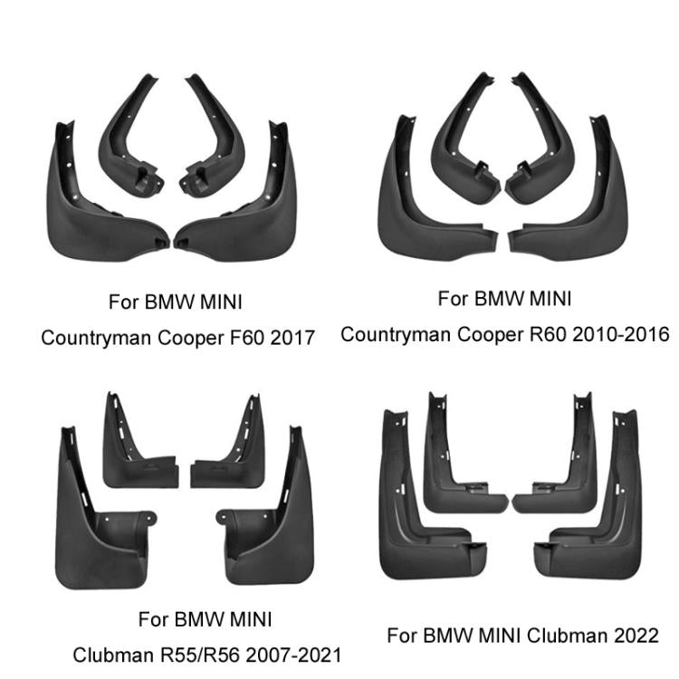 Car Tire Soft Rubber Mudguard For BMW MINI Countryman Cooper R60 2010-2016