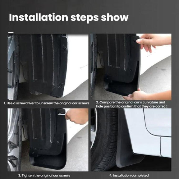 Car Tire Soft Rubber Mudguard For BMW MINI Countryman Cooper F60 2017