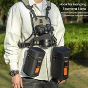 Cwatcun D182 Camera Strap Vest Outdoor Stress Relief DSLR Camera Quick Release Vest