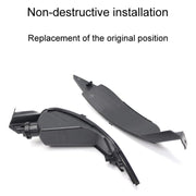 For Ford Fiesta 2009-2015 Hatchback Rear Bumper Fog Lights Tail Lamp Reflector OE 8A6115500AB, Style: Gray Left