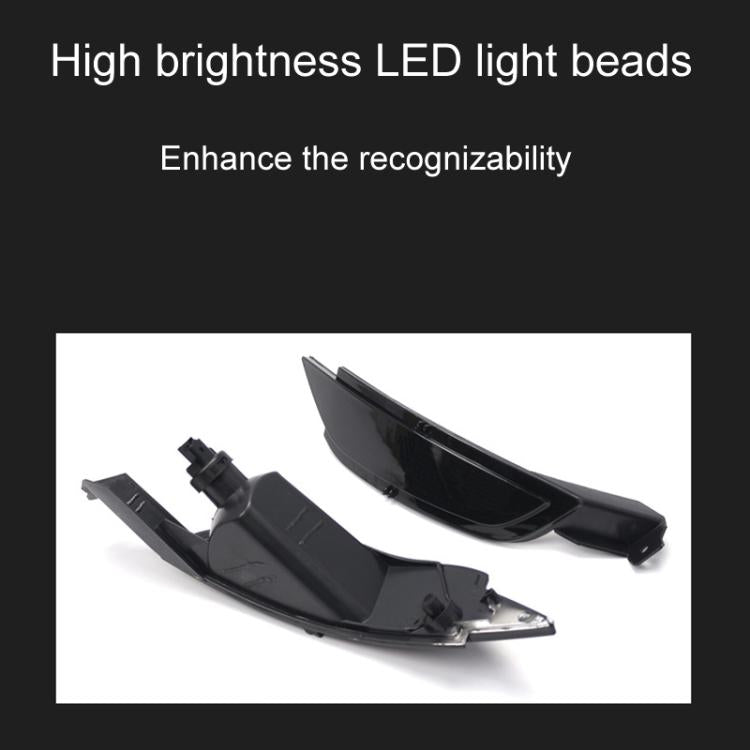 For Ford Fiesta 2009-2015 Hatchback Rear Bumper Fog Lights Tail Lamp Reflector OE 8A6115500AB, Style: Red Left