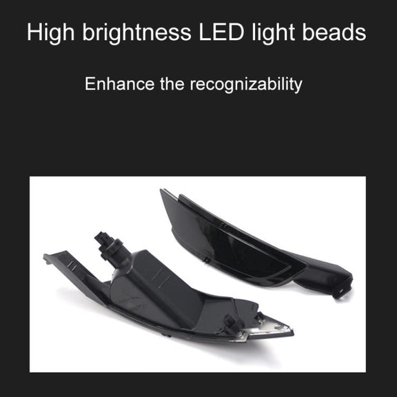 For Ford Fiesta 2009-2015 Hatchback Rear Bumper Fog Lights Tail Lamp Reflector OE 8A6115500AB, Style: Red Left