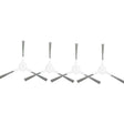 4pcs Side Brush For Xiaomi Robot Vacuum X20 Max / D109GL Parts - free shipping - PMc TechLife - Order now!