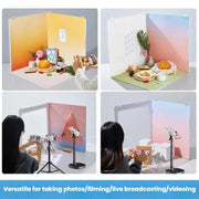19pcs /Set 3D Shooting Background Board Live Broadcast Product Photography Props, Size: 60cm