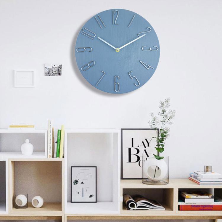 12 Inch Frameless Minimalist Wall Clock Silent Modern Quartz Clock for Living Room, Bedroom, Kitchen, Color: Black