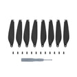 For DJI Mini 3 Drone 8pcs /Set 6030F Propeller Blades Low Noise Wings With Screwdrivers, Color: Silver Tip - free shipping - PMc TechLife - Order now!