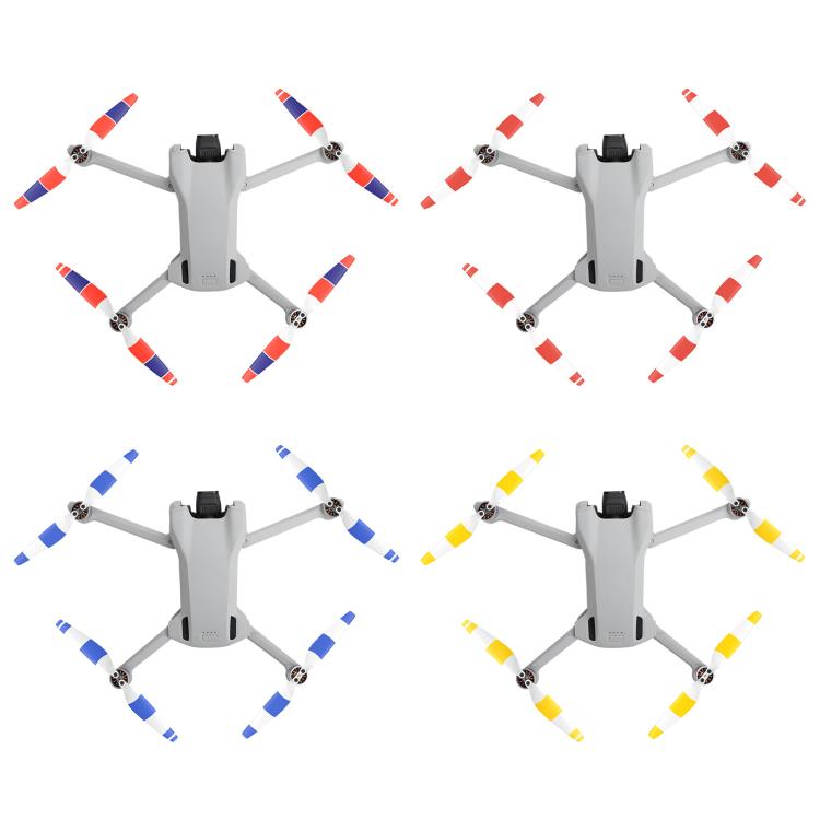 For DJI Mini 3 Drone 8pcs /Set 6030F Propeller Blades Low Noise Wings With Screwdrivers, Color: Red