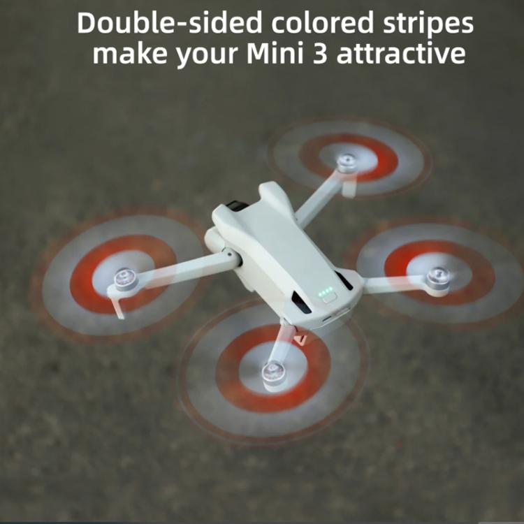 For DJI Mini 3 Drone 8pcs /Set 6030F Propeller Blades Low Noise Wings With Screwdrivers, Color: Yellow