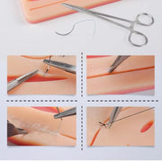 Surgical Silicone Wound Suture Skin Practice Pad Simulated Silicone Skin Model