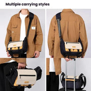 Cwatcun D191 Large Shoulder Camera Bag Water-resistant Crossbody Microsingle DSLR Camera Messenger Bag