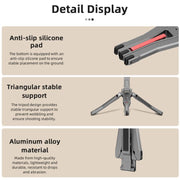 Magsafe Mobile Phone Magnetic Holder Desktop Tripod(Silver Gray)