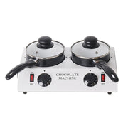 Dessert Making Double Cylinder Chocolate Hot Melt Machine US Plug