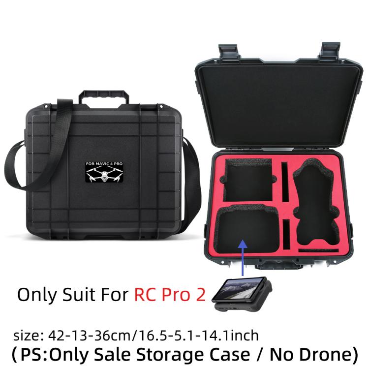 For DJI Mavic 4 Pro Creator Combo RC Pro 2 Explosion-Proof Case Storage Box Suitcase With Shoulder Strap(Colorful Pattern)