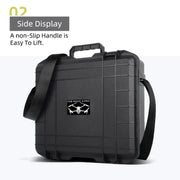 For DJI Mavic 4 Pro Creator Combo RC Pro 2 Explosion-Proof Case Storage Box Suitcase With Shoulder Strap(White Pattern)