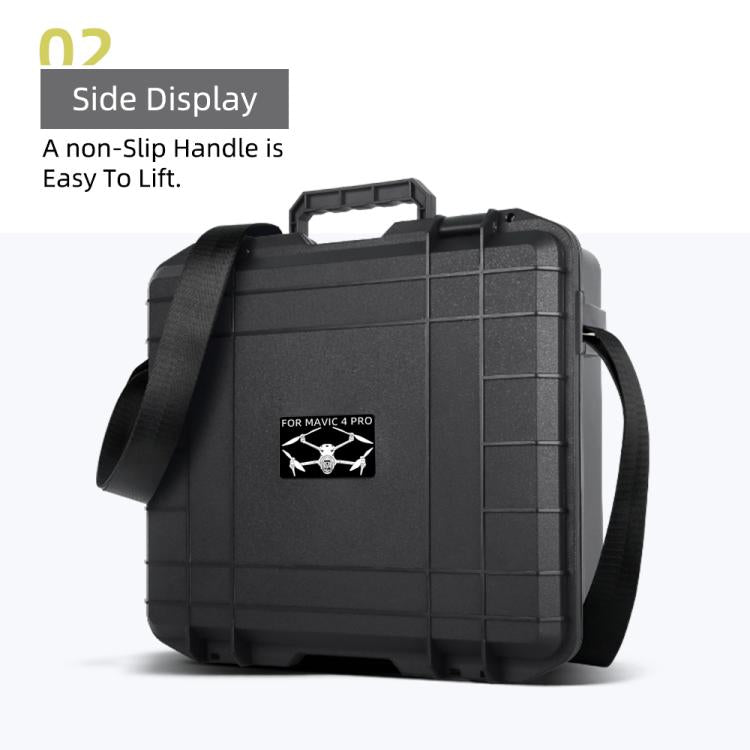 For DJI Mavic 4 Pro Creator Combo RC Pro 2 Explosion-Proof Case Storage Box Suitcase With Shoulder Strap(Colorful Pattern)