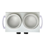 Double Pots Chocolate Melt Machine Temperature Control Hand Wax Machine Hand Heat Stirring Tool(EU Plug)