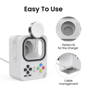 For Apple Watch AhaStyle DD05 Silicone Mini Charging Stand, Without Charger(Gray)