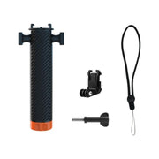 Buoyant Anti-Sink Dive Handle With Dual Cold Shoe Mounts for Action Cameras(Orange)