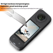 For Insta360 X5 / X4 Sunnylife Curved Tempered Film HD Anti-Explosion Anti-Drop Scratch Protective Film
