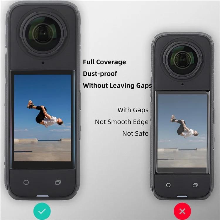 For Insta360 X5 / X4 Sunnylife Curved Tempered Film HD Anti-Explosion Anti-Drop Scratch Protective Film