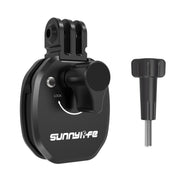Sunnylife ZJ846 Sports Camera Universal Mount Motorcycle Windshield Clip(Black)
