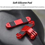Sunnylife ZJ942 Sports Camera Bike Seat Mount Cycling Bracket(Red)