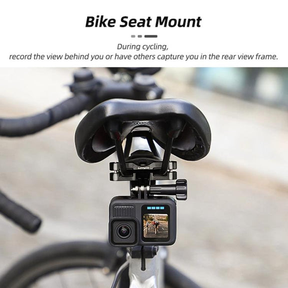 Sunnylife ZJ942 Sports Camera Bike Seat Mount Cycling Bracket(Red)