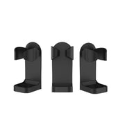 3pcs /Pack Adhesive Hook Rack for Electric Razors Shaver & Beauty Tool Organizer Semi-Open Design for Easy Access(Black)
