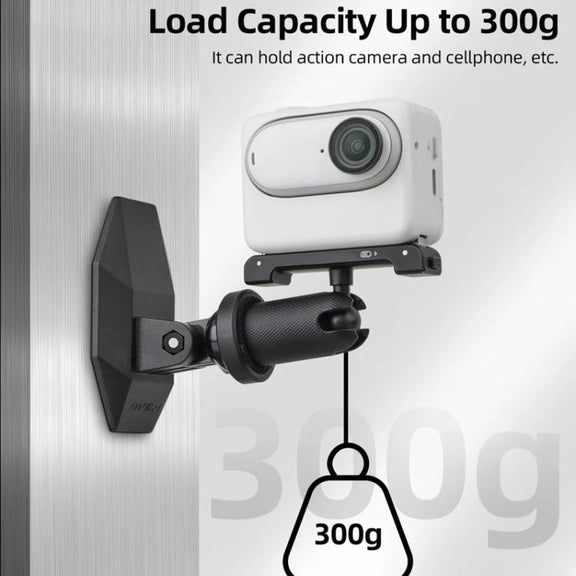 Sunnylife DZ762 Sports Camera Magnetic Dock Expansion Adapter Bracket(Black)