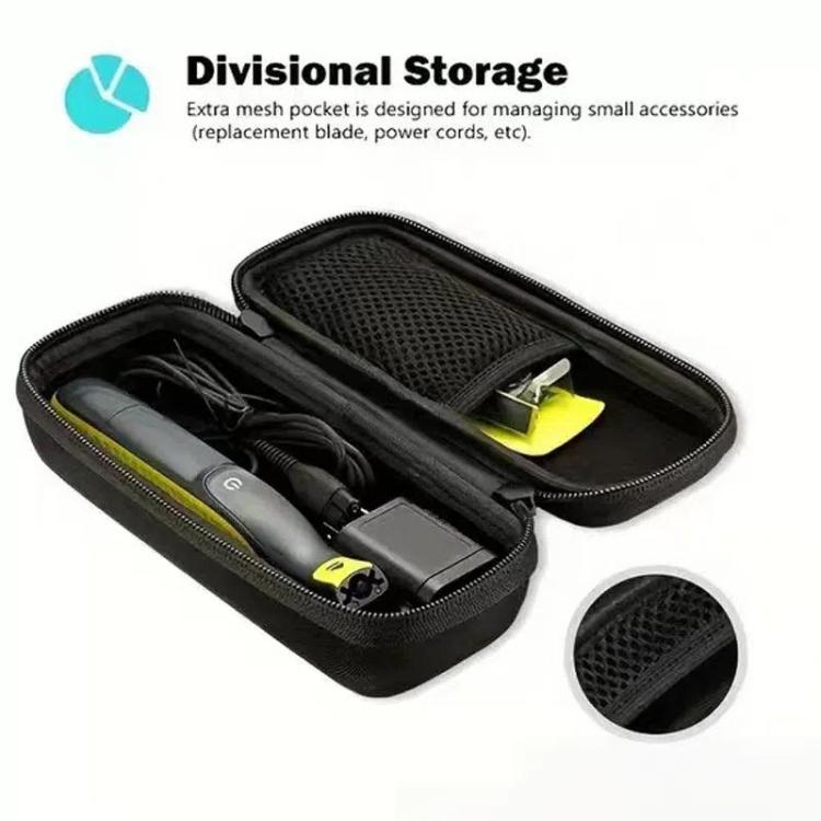 For Philips OneBlade Shaver EVA Storage Bag Shockproof Travel Case(Fluorescent Color)