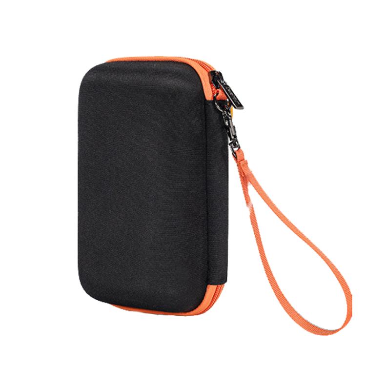 Cwatcun D204 Small Convenient Microslice Storage Bag Compact Digital Camera Water-resistant Hard Case(Black)