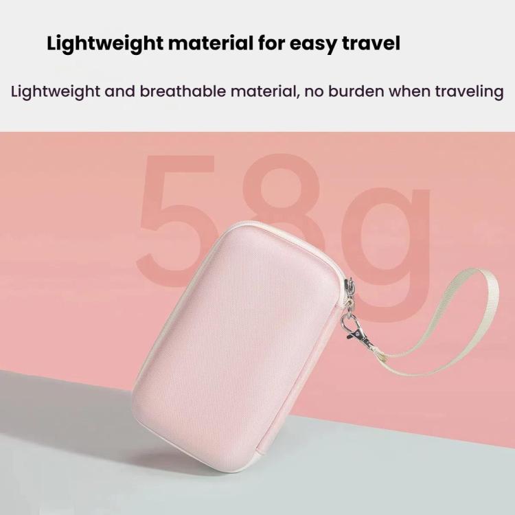 Cwatcun D204 Small Convenient Microslice Storage Bag Compact Digital Camera Water-resistant Hard Case(Black)