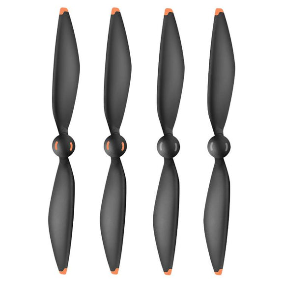 For DJI Mavic 4 Pro Drone RCSTQ Low-Noise Quick-Release Propellers Replacement Blades(Black Orange)