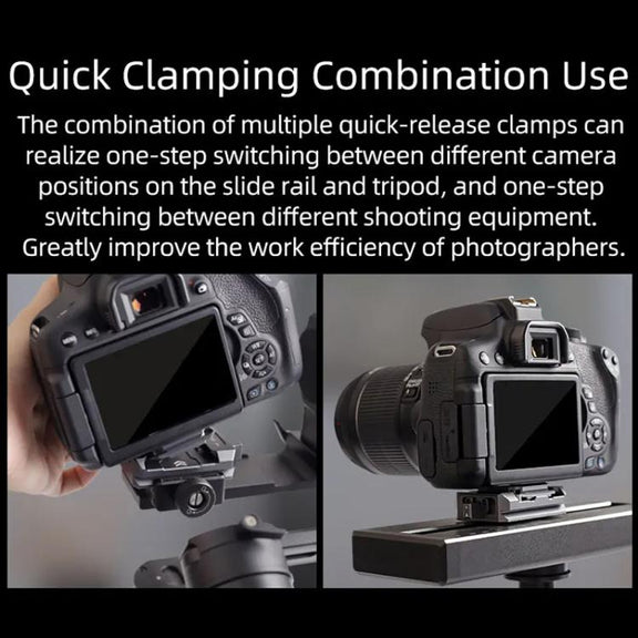 XILETU XQ-1 Arca Quick Release Adapter Gimbal Stabilizer Tripod Sports Quick Release Plate Stand