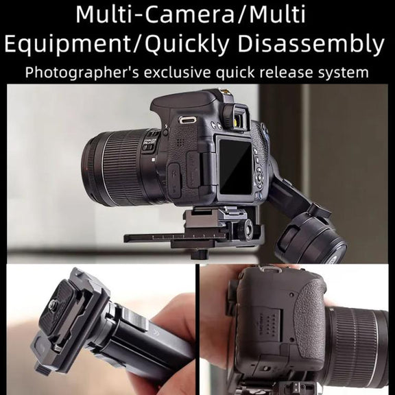 XILETU XQ-1 Arca Quick Release Adapter Gimbal Stabilizer Tripod Sports Quick Release Plate Stand