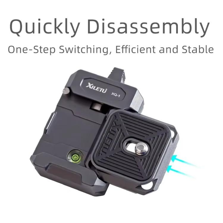 XILETU XQ-1A Arca Quick Release Adapter Gimbal Stabilizer Tripod Sports Quick Release Plate Stand