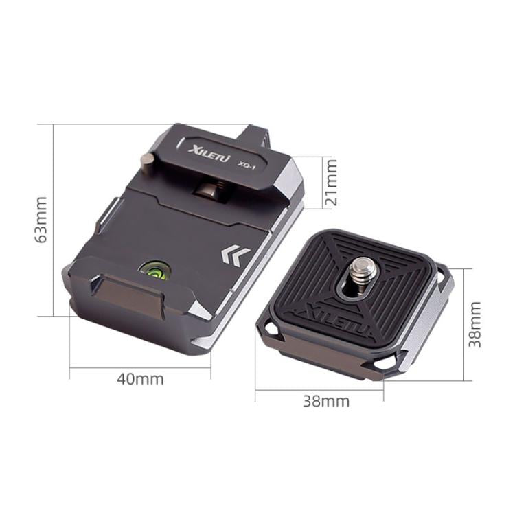 XILETU XQ-1A Arca Quick Release Adapter Gimbal Stabilizer Tripod Sports Quick Release Plate Stand