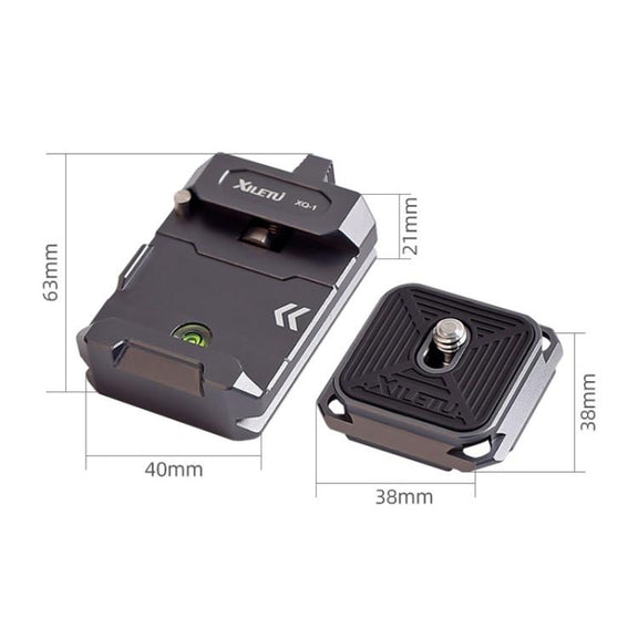 XILETU XQ-1 Arca Quick Release Adapter Gimbal Stabilizer Tripod Sports Quick Release Plate Stand