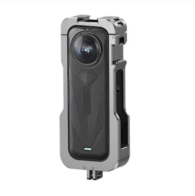 For Insta360 X5 HEPAIL AC-81 Metal Rabbit Cage Extended Protective Frame