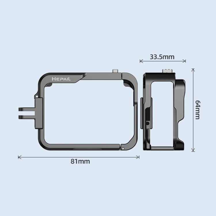 For Insta360 Ace HEPAIL AC-25 Metal Rabbit Cage Camera Frame Accessories