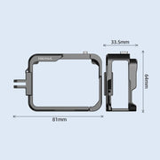 For Insta360 Ace HEPAIL AC-25 Metal Rabbit Cage Camera Frame Accessories
